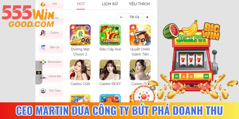 CEO Martin đưa công ty bứt phá doanh thu